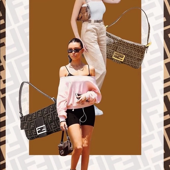 Authentic Fendi vintage Zucca Baguette (tobacco) - Picture 11 of 13